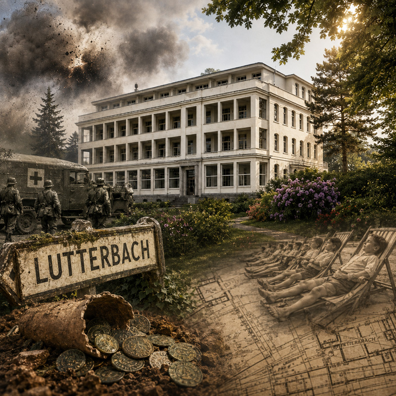 Ancien sanatorium Lalance à Lutterbach, établissement historique devenu centre de rééducation