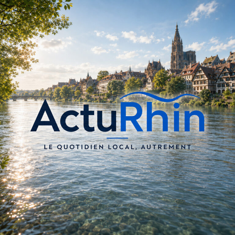 Illustration de lancement du média local ActuRhin
