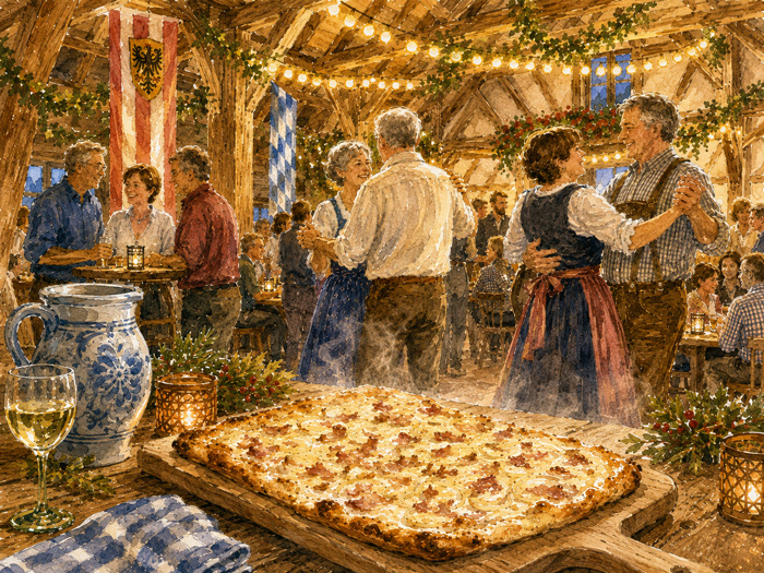 Soirée tartes flambées et dansante à Muespach-le-Haut