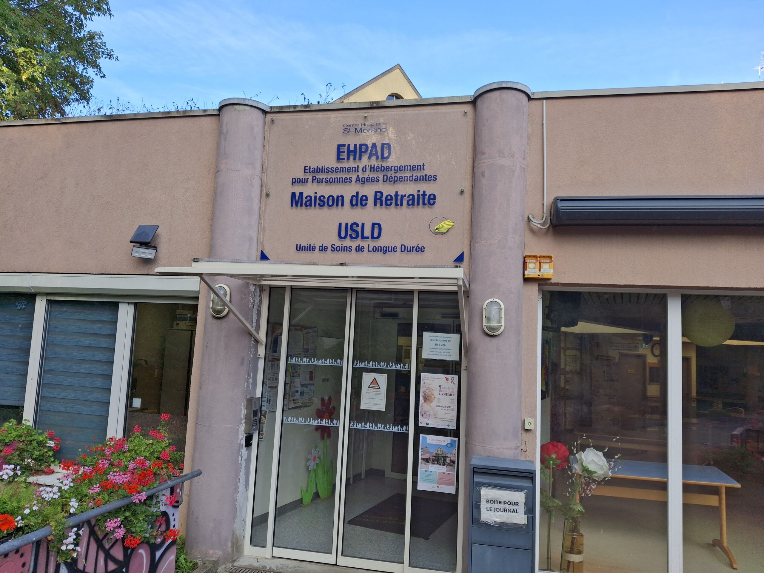 Entrée de l’EHPAD Saint-Morand à Altkirch