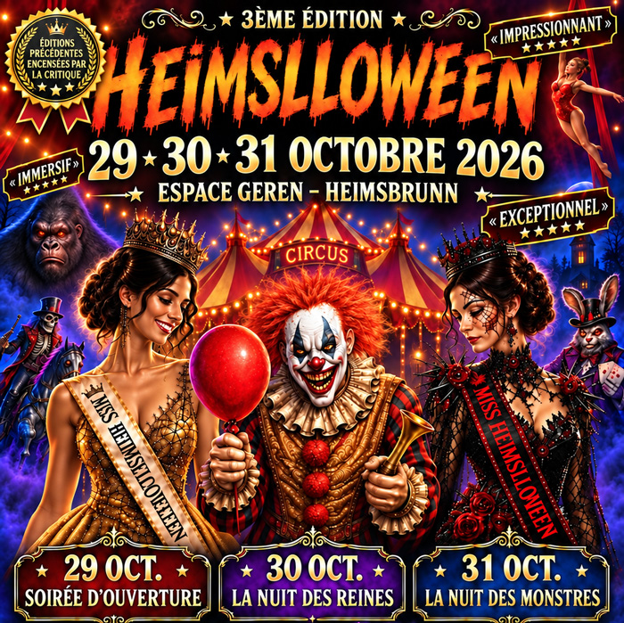 Visuel de Heimslloween à Heimsbrunn, autour du Cirque de l’Horreur