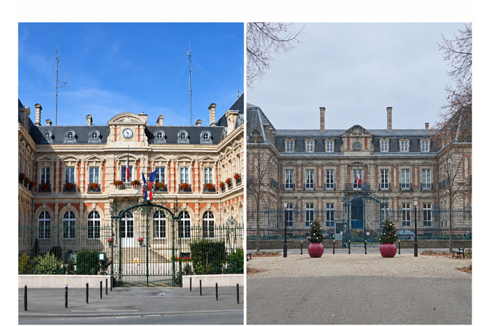 Préfectures de Colmar et Chaumont comparées côte à côte