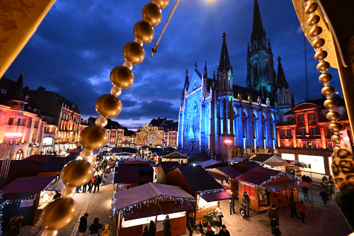 Marché de Noël de Mulhouse, place de la Réunion